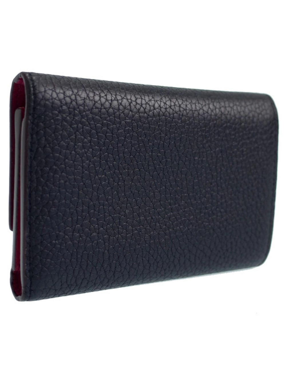 Louis Vuitton Portefeuille Tri Compact Wallet Capucines fold Black